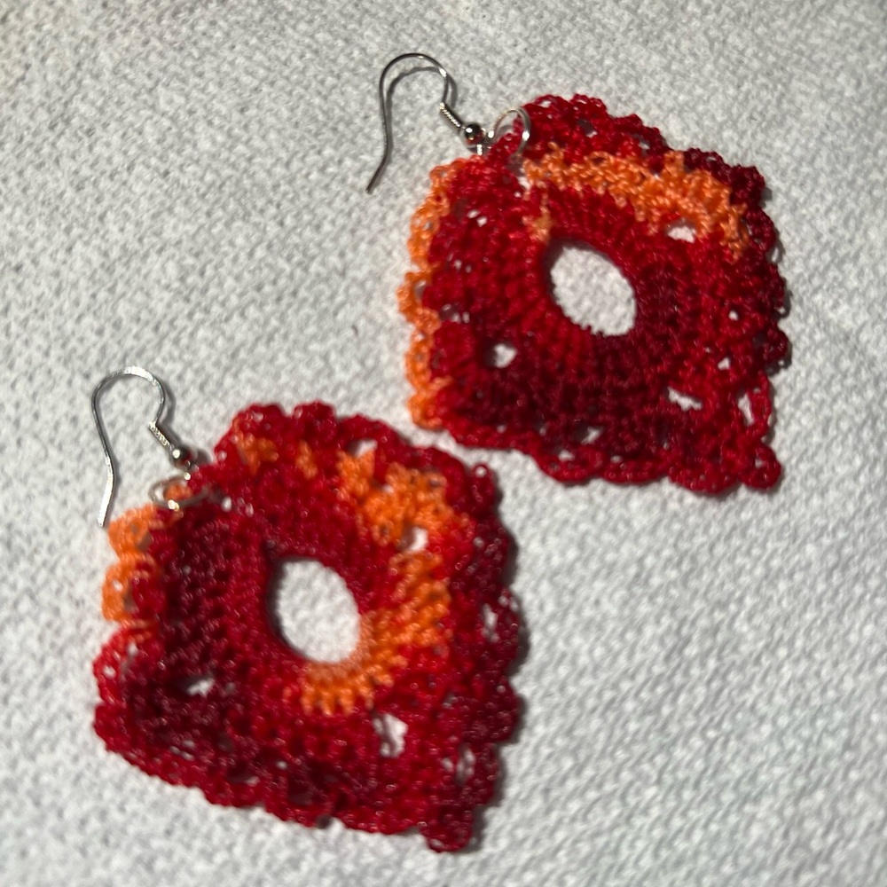 crochet earrings handmade